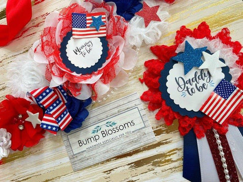 American Flag Maternity Sash