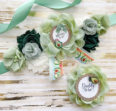 Holy Guacamole Avocado Maternity Sash