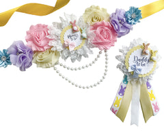 Peep Baby Shower Maternity Sash