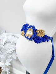 Royal Blue Prince Maternity Sash