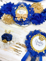 Royal Blue Prince Maternity Sash