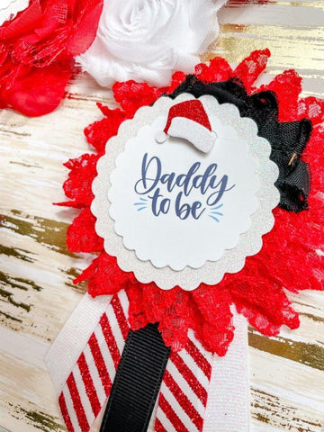 Santa Baby Maternity Sash