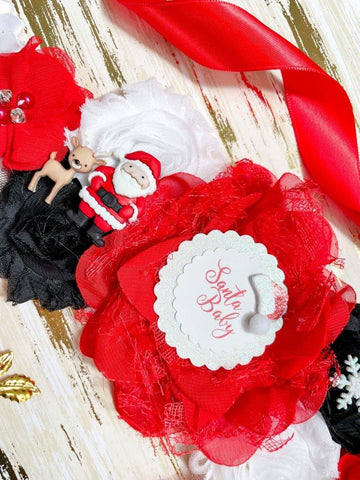 Santa Baby Maternity Sash