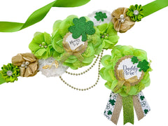 St. Patricks Maternity Sash for Baby Shower