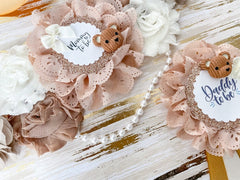 Stuffed Teddy Bear Maternity Sash