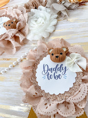 Stuffed Teddy Bear Maternity Sash