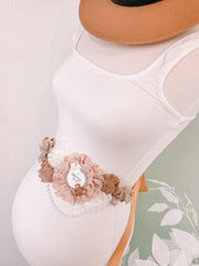 Stuffed Teddy Bear Maternity Sash