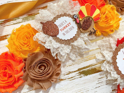 Thanksgiving Maternity Sash