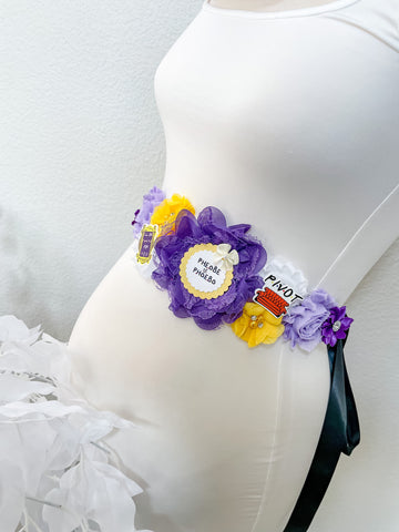 PHEOBE or PHEOBO Baby Shower Mommy to be Maternity Sash