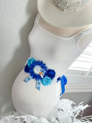 Stitch Baby Shower Mommy to be Maternity Sash