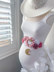 Twinkle Pink Baby Shower Mommy to be Maternity Sash